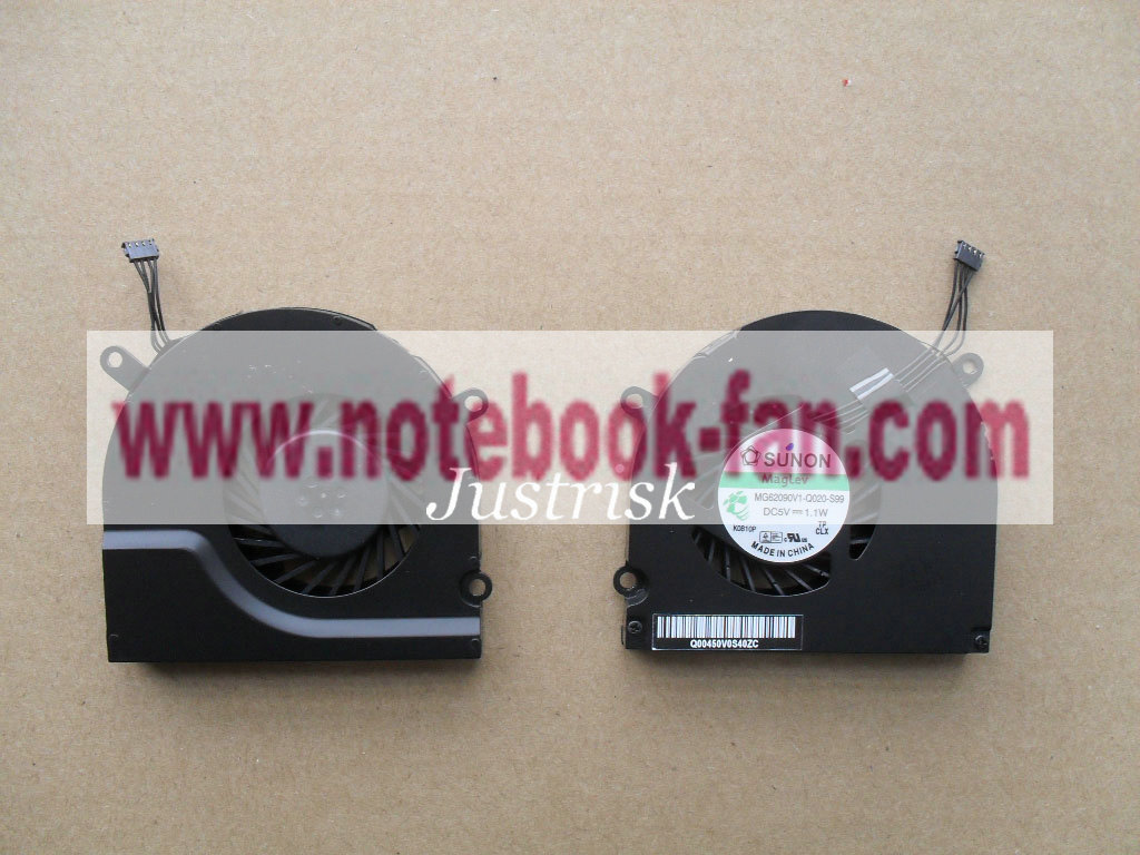 APPLE MC026 MC118 MB985 MB986 A1286 CPU FAN RIGHT SIDE - Click Image to Close